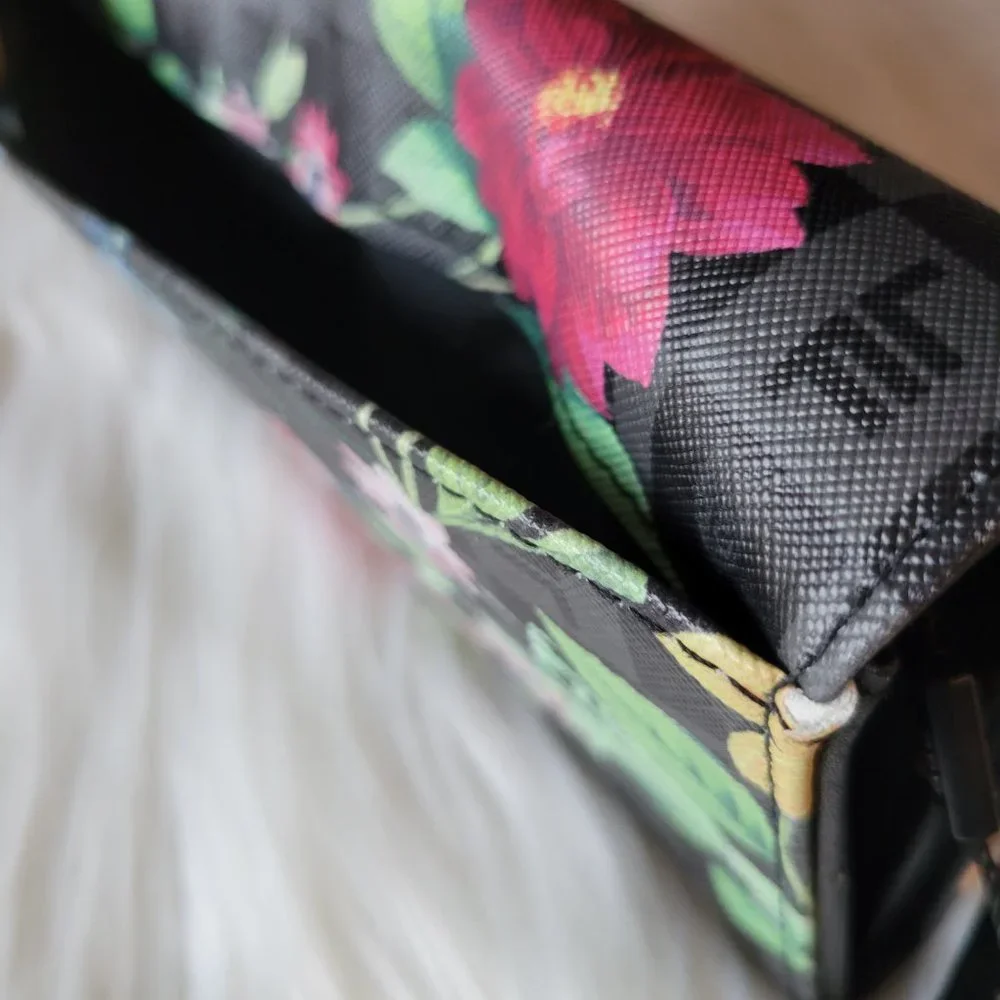 London Fog Floral Flap Wallet